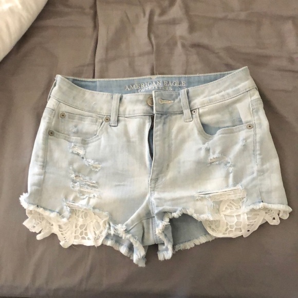 American Eagle Outfitters Pants - Mercian eagle high rise jean shorts